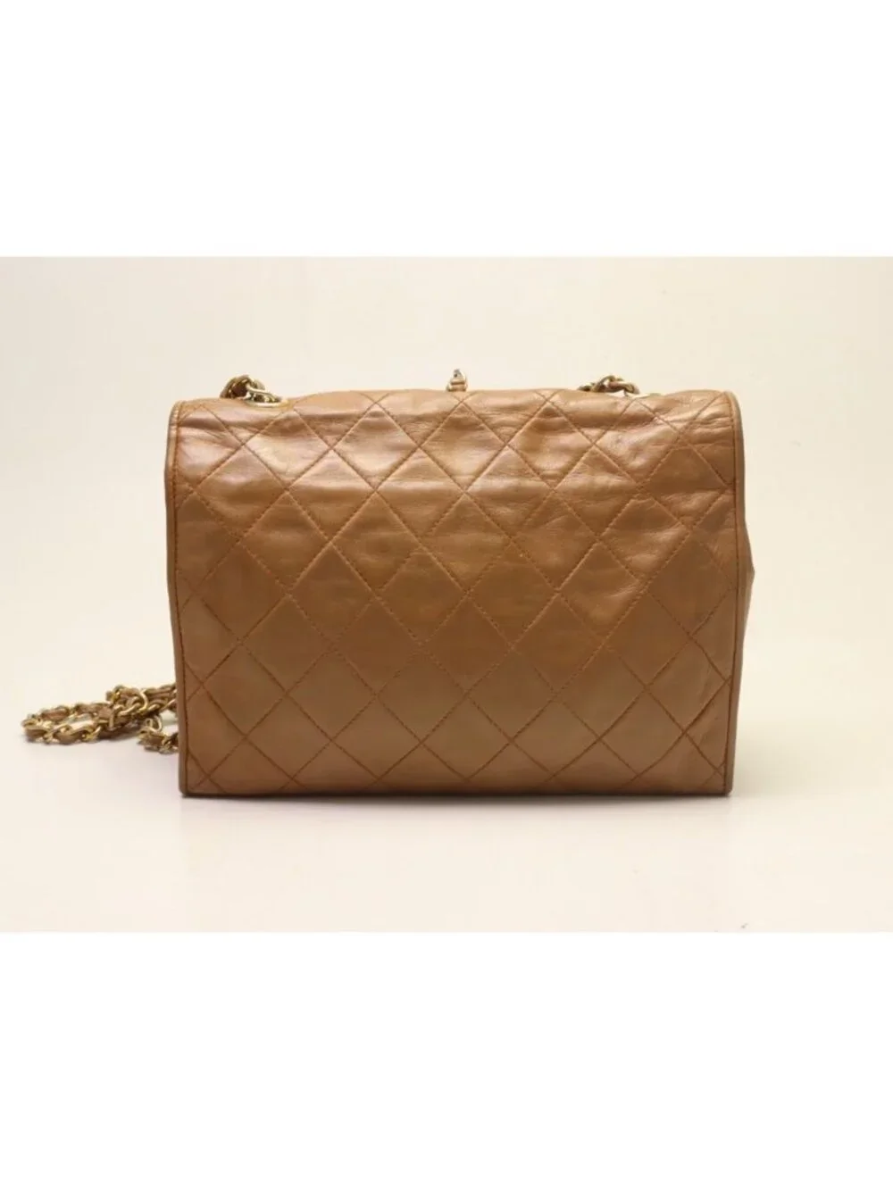 Chanel Lambskin Quilted Chain Shoulder Bag